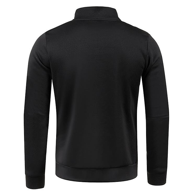 Cardigan col montant pour homme, pull en polaire fine à manches longues
