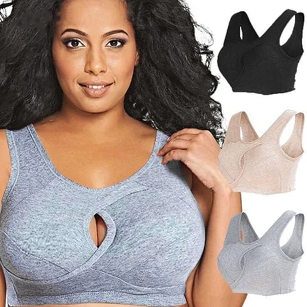 Achetez 1, recevez-en 2 gratuites dès maintenant 😍 – Soutien-gorge sans armature en pur coton, effet liftant anti-affaissement immédiat