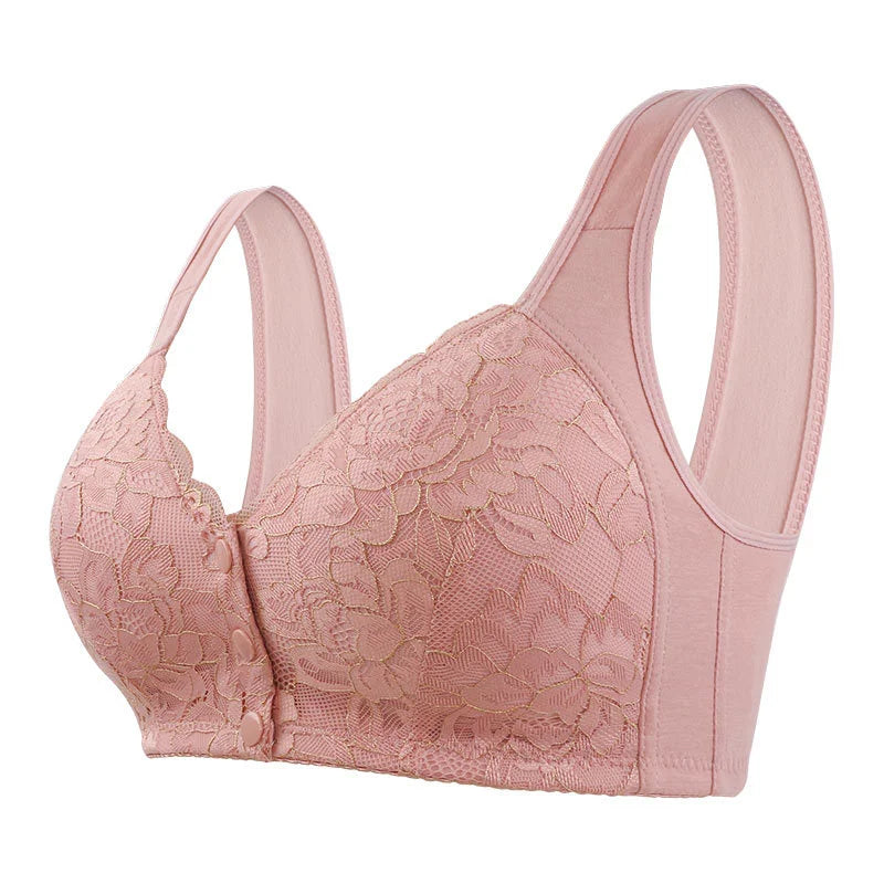 ✨Dernier jour : 1 acheté, 1 offert✨ Soutien-gorge à fermeture avant en dentelle florale