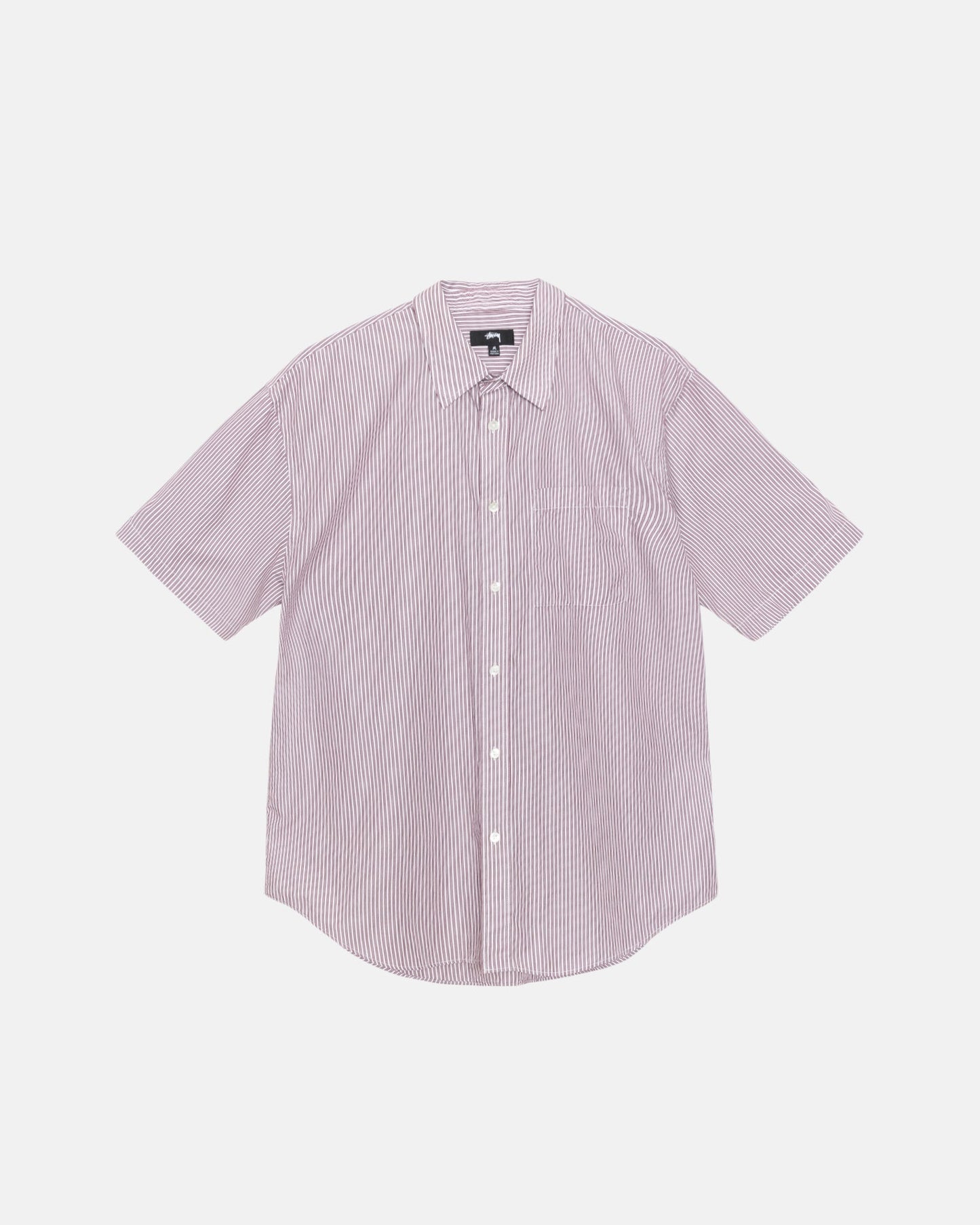 CHEMISE COUPE AMPLE MANCHES COURTES À RAYURES 8 BALL
