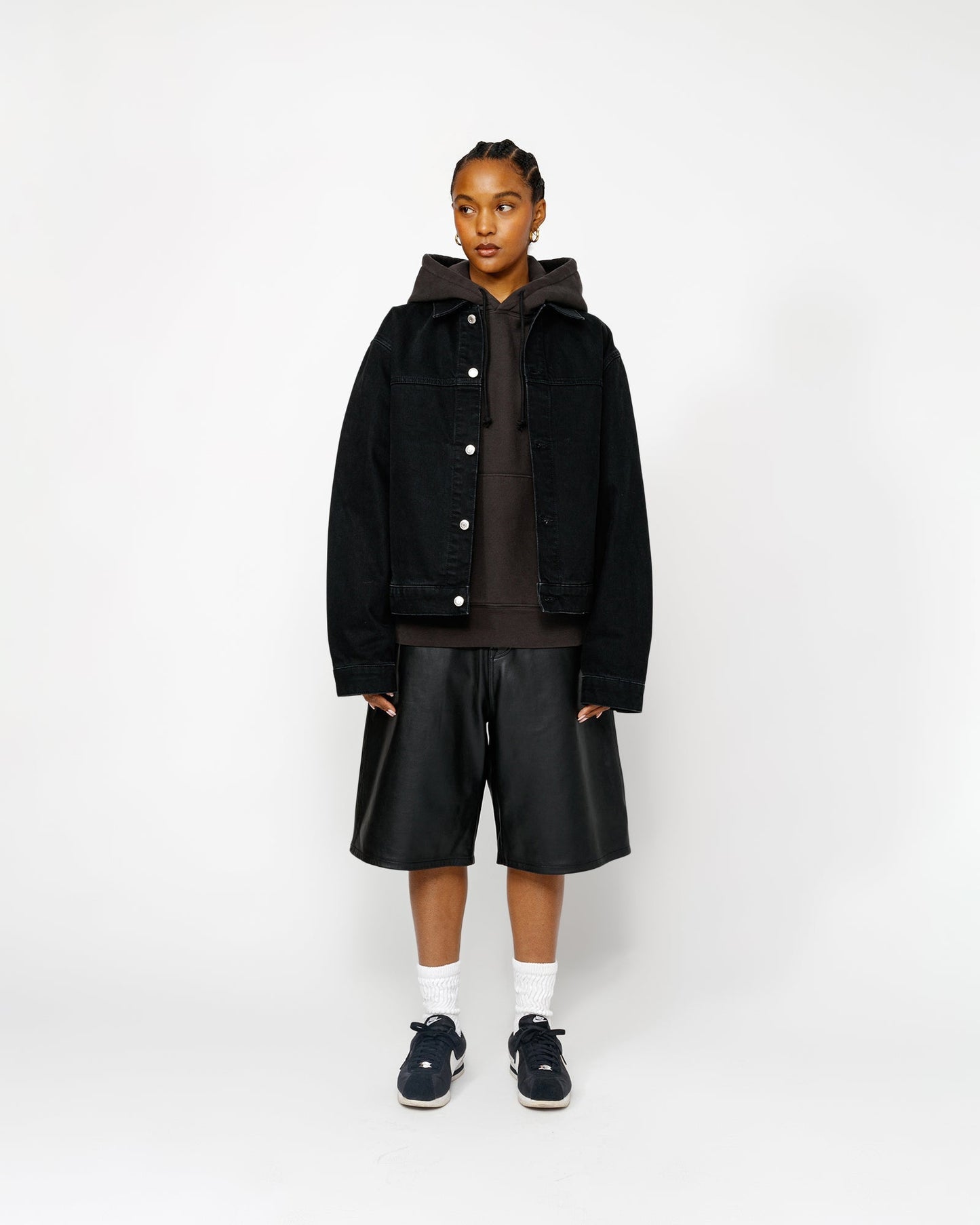 GROS BLOUZON COURT EN CUIR