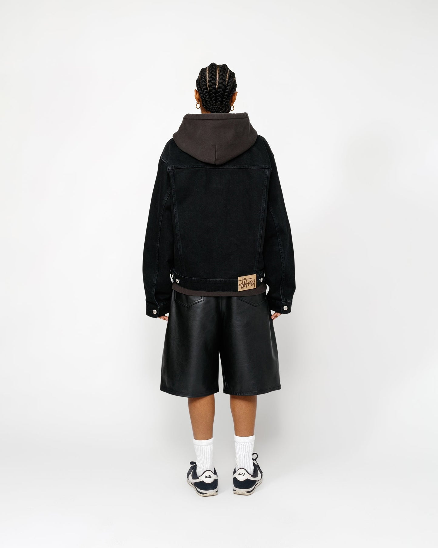 GROS BLOUZON COURT EN CUIR