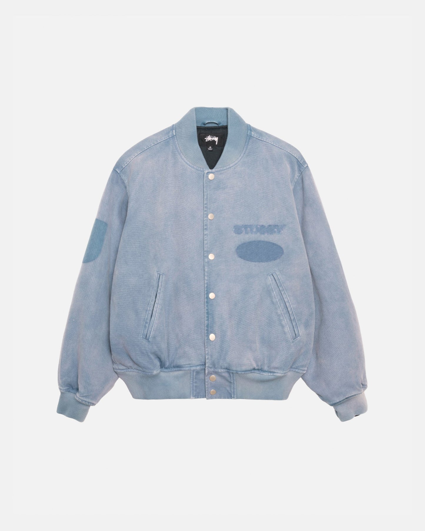 BLOUSON TEDDY EN TOILE AVEC LOGO GHOST