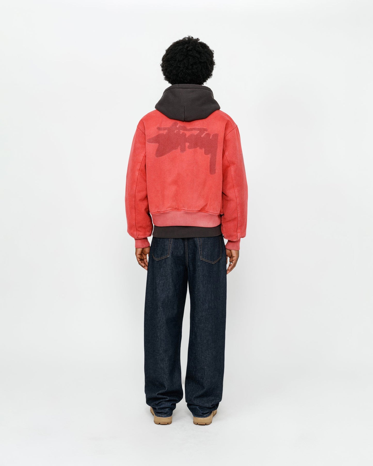 BLOUSON TEDDY EN TOILE AVEC LOGO GHOST