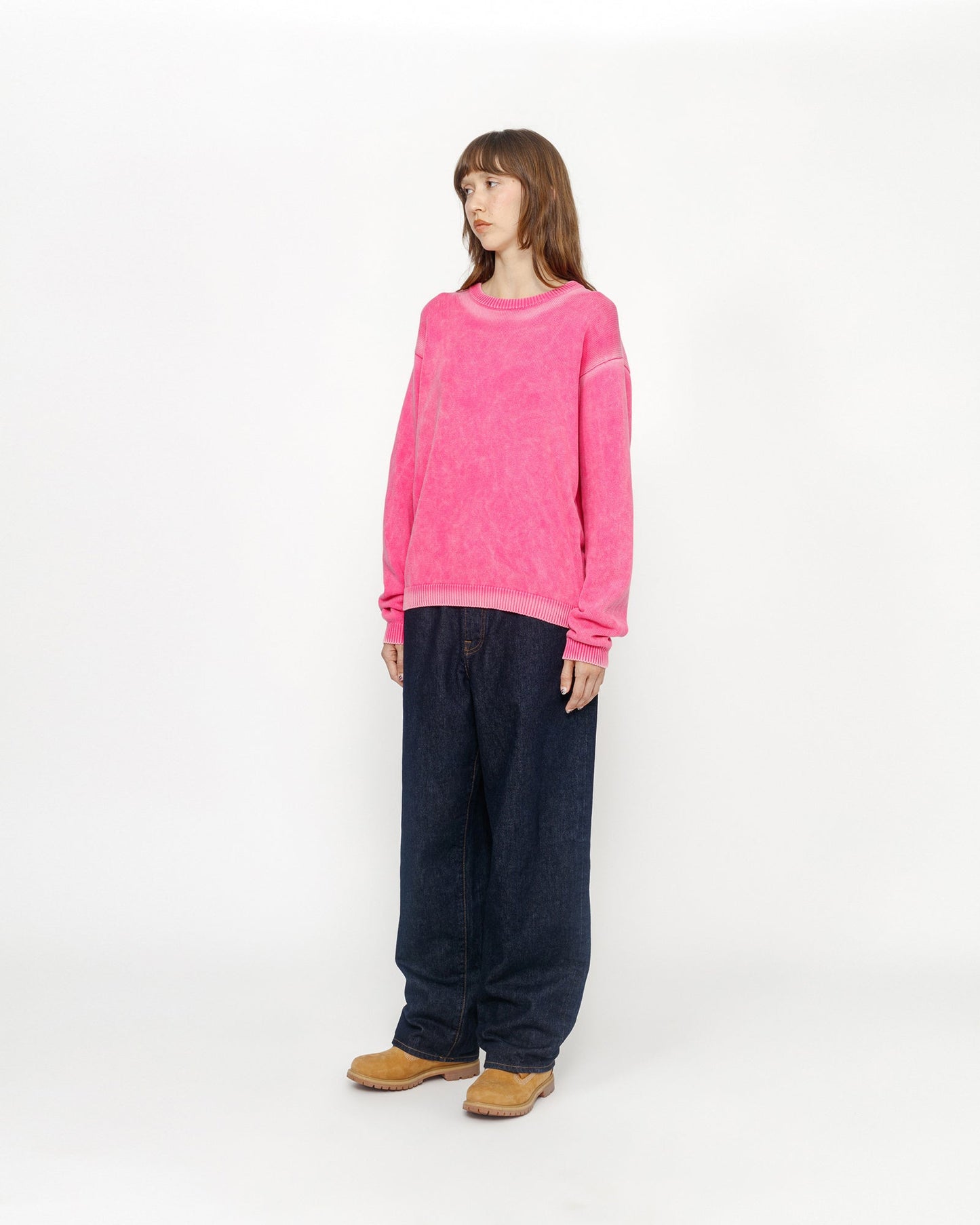 PULL EN TRICOT DE COTON DÉLAVÉ