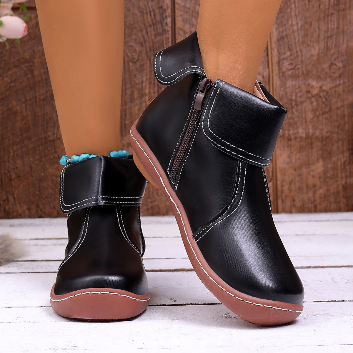 ⏰Letzter Tag! 45% RABATT🔥Orthopädische Wanderstiefel aus echtem Leder für Damen